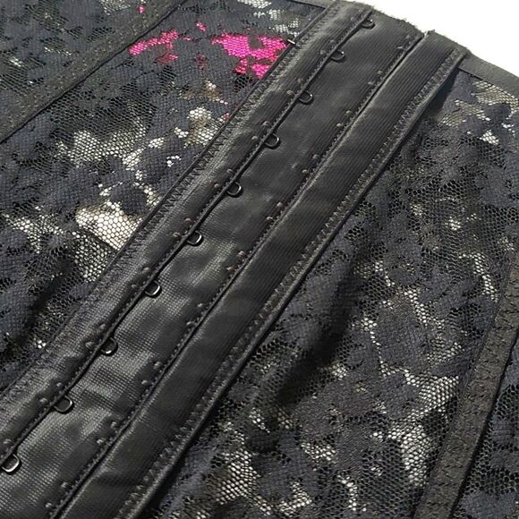 New With Tag La Senza Size XS High Waist‎ Black Garter Skirt - Picture 8 of 15